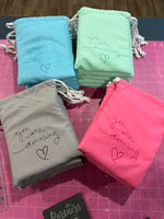 Hair Wrap in Drawstring Bag